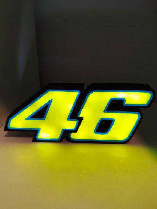 Luminária Valentino Rossi Il Dottore moto gp
