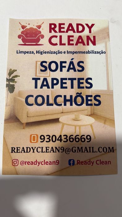 Limpeza sofa’s colchões carpetes