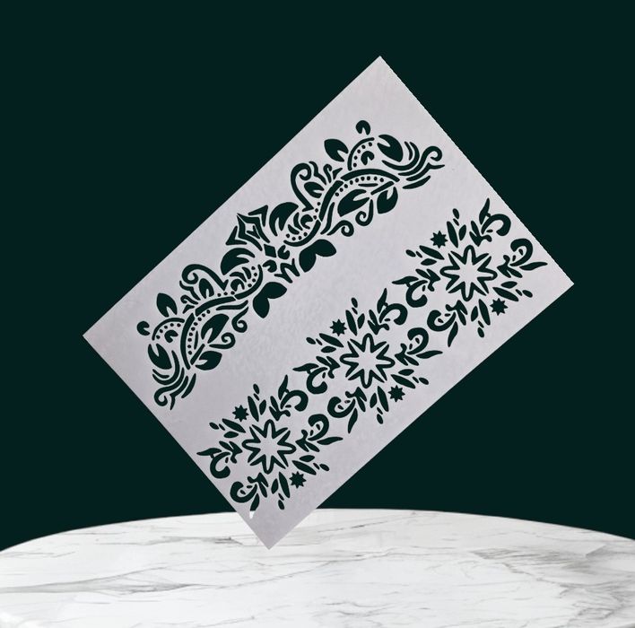 Szablon, malarski, DIY, crapbookingu, tynk ozdobny - Nr C 20