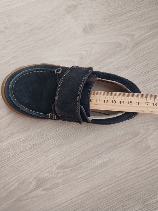 Замшеві туфлі на липучці 28 р., 15,5 см