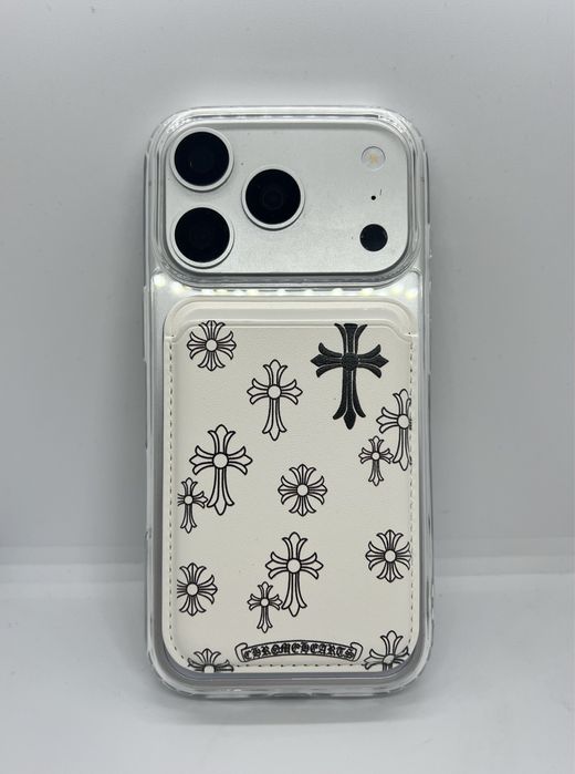 Кард холдер Chrome Hearts на iPhone | Гаманець на айфон mag safe