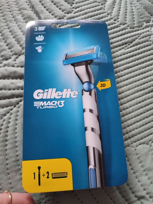 Gillette, Mach3 Turbo, Maszynka + 2 wkłady