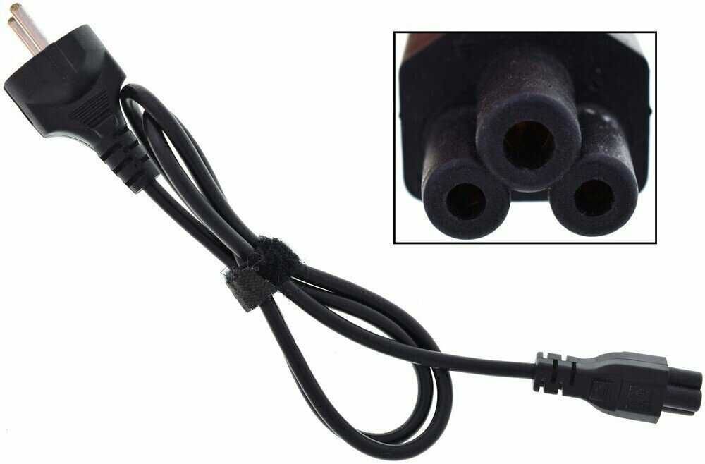 сетевой кабель (провод) блока питания для ноутбука 3pin