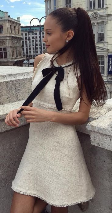 сукня в стилі chanel, сукня зара, твідова сукня