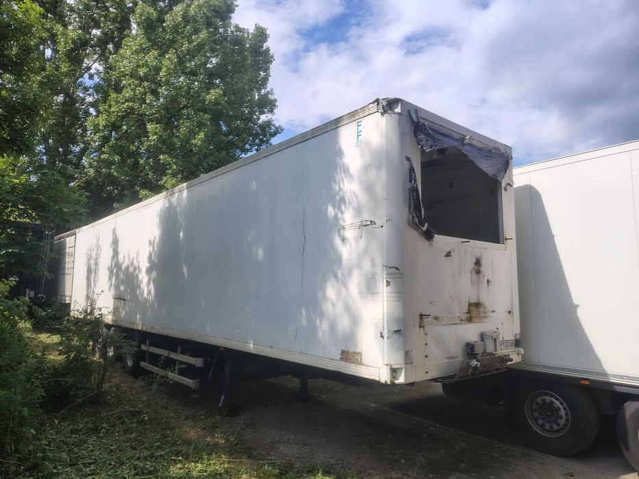 kontener budowlany, naczepa