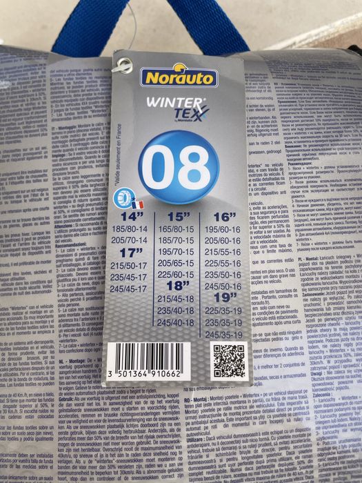 Telas de pneus para Neve nunca usadas