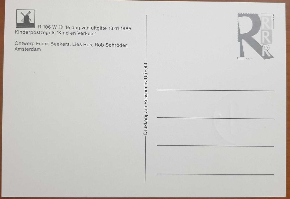 MAXIMAFILIA - Holanda - Selos Infantis - 1985