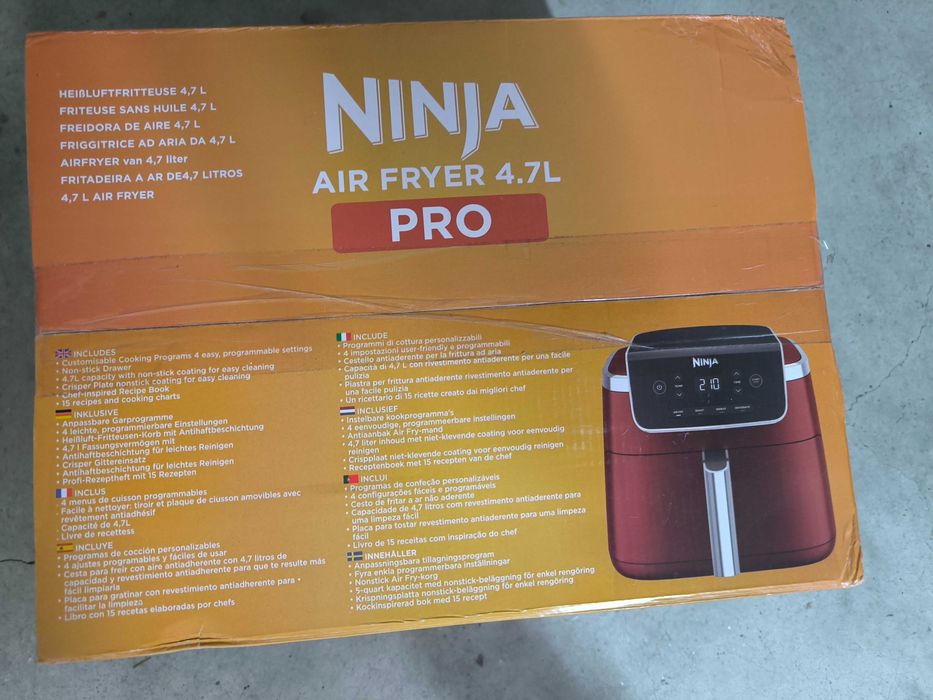 Fritadeira Air Fryer Ninja Pro 1750w