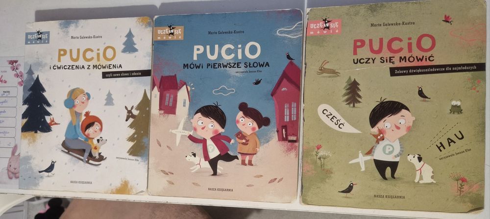 Pucio książki 3 sztuki