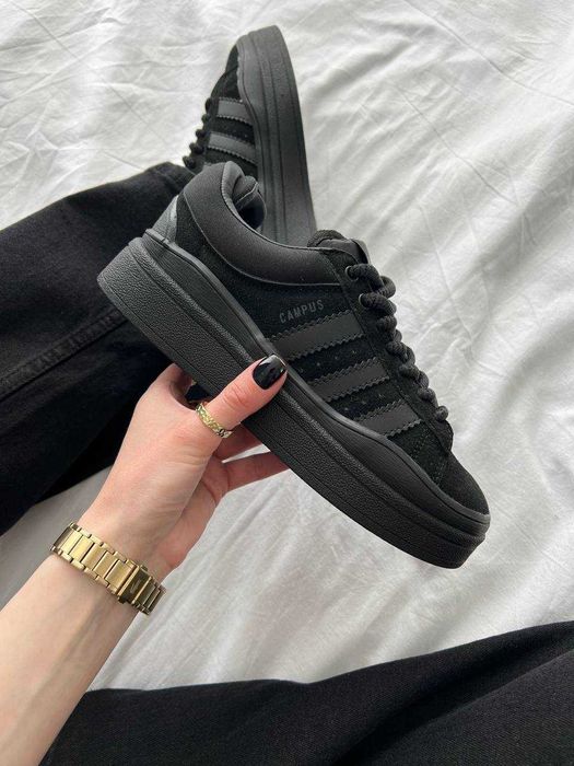 Кроссовки Adidas Campus Bad Bunny черные / Адидас Кампус 36 38 39 40