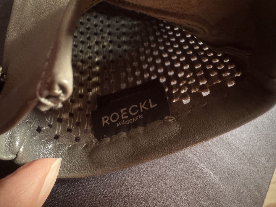 Шкіряні рукавички Roeckl