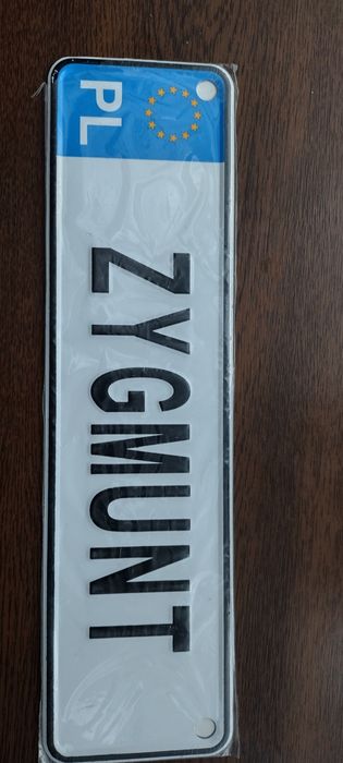 Tabliczka imienna - Zygmunt