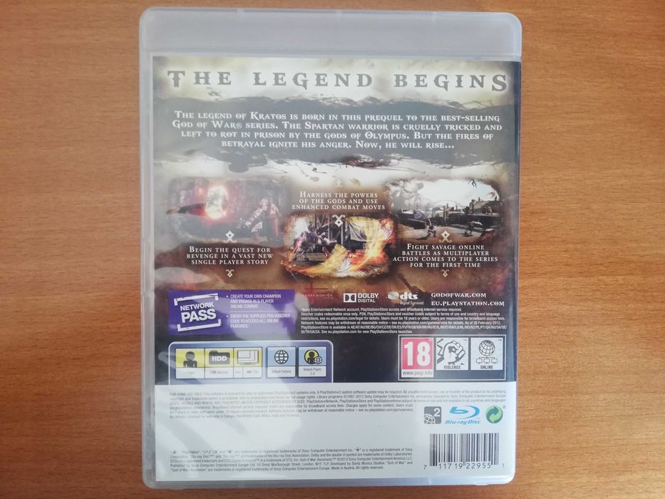 God of War Ascension [PS3] - Completo