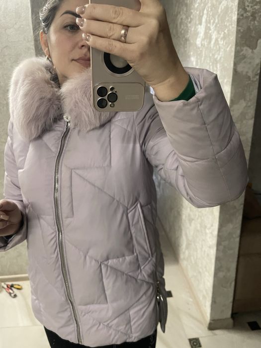 Натуральний пуховик в ідеальному стані