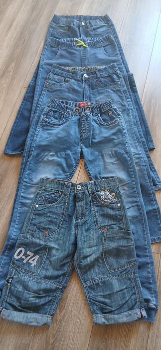 Zestaw spodni jeansy