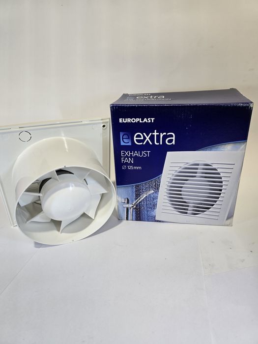 Wentylator łazienkowy 125 mm Cichy - Biały front