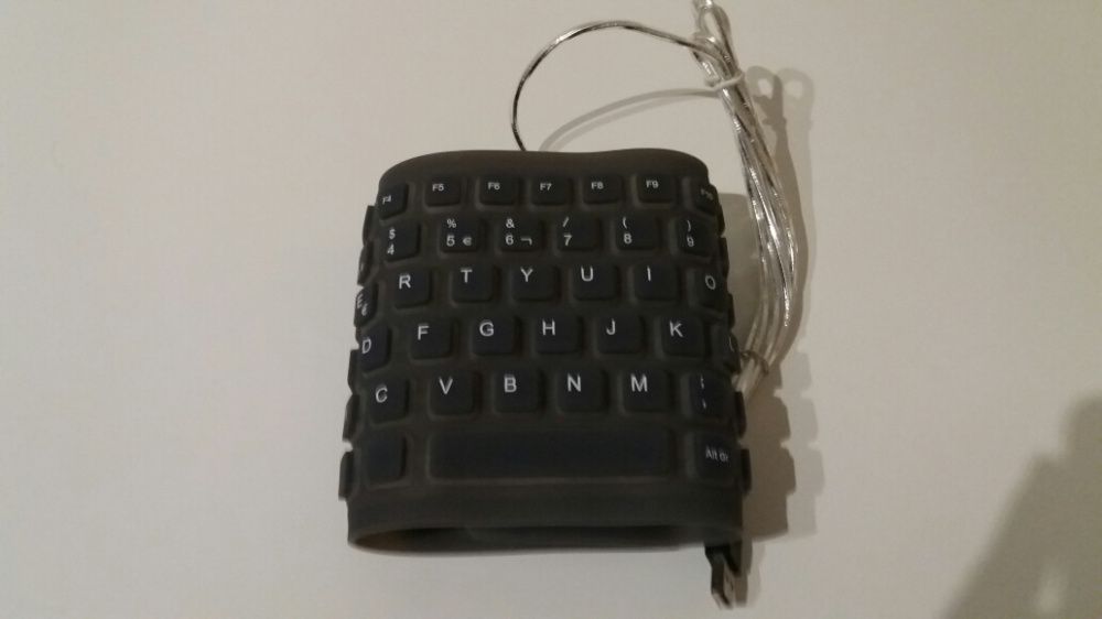 Teclado portátil e maleável