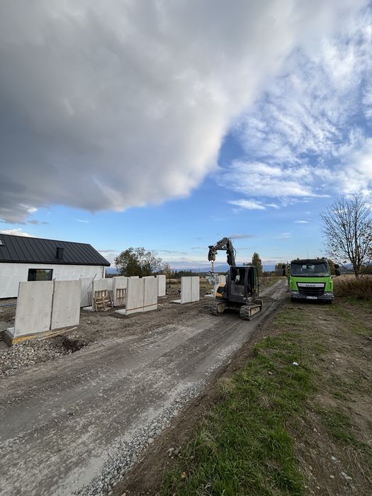 Elki betonowe bloki mury oporowe ukladanie skał płoty betonowe skarpy