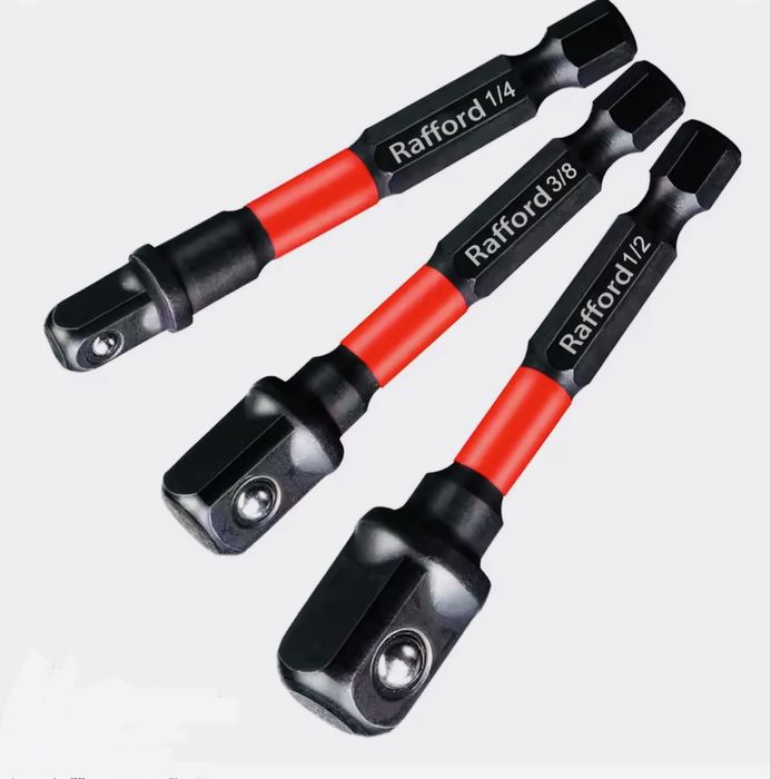 Набор6шт ударних високоміцних якісних біт подовжувачів 1/4 3/8 1/2нові