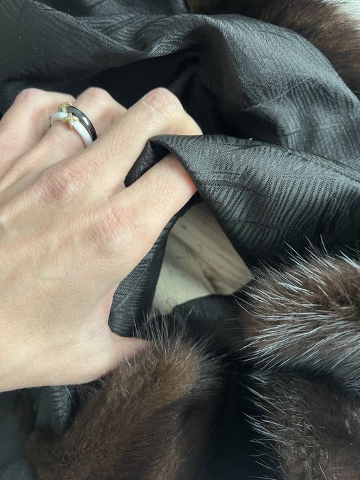 Норкова шуба, гіркий шоколад, стієчка 44р