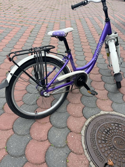 Rower unibike fioletowy damski