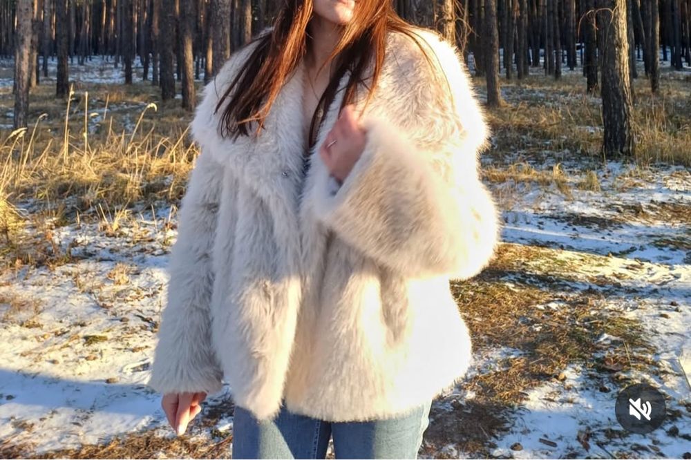 Шуба з еко хутра