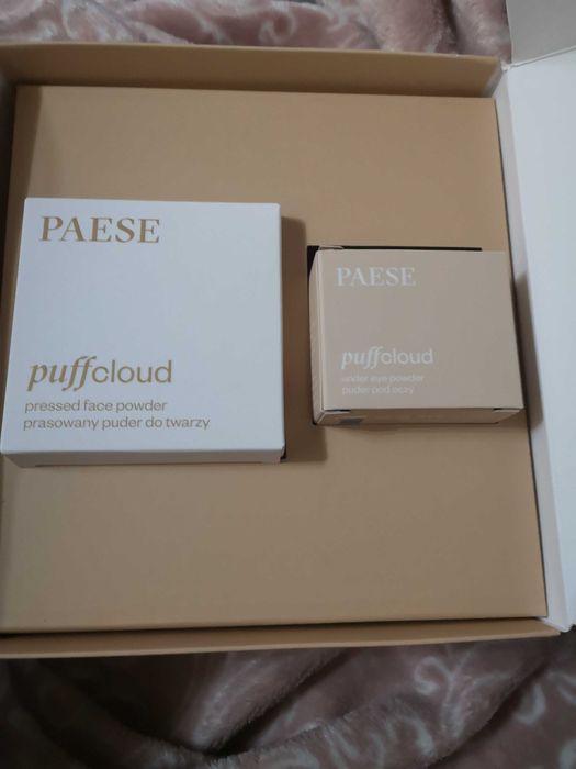 Prase puder do twarzy i puder pod Oczy