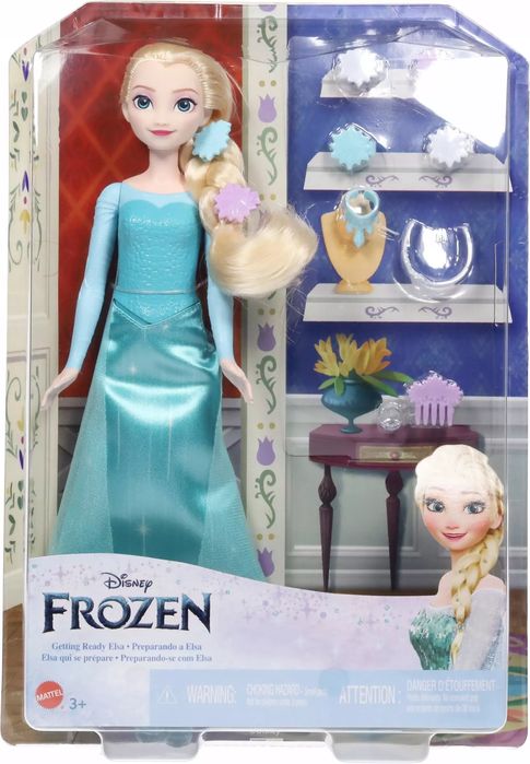 Mattel. HMD56 Disney Princess. Frozen. Elsa + akcesoria do włosów