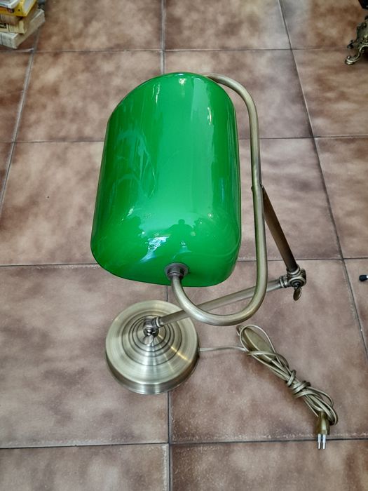 Candeeiro de Art Decô- Tulipa de vidro ORIGINAL anos 50 - Exclusivo