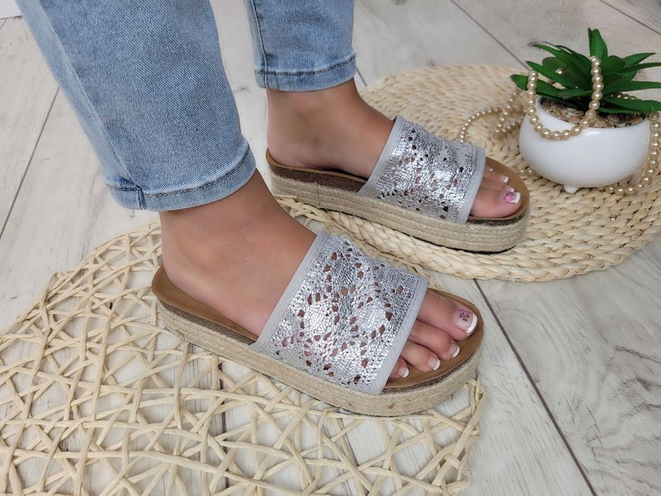 Klapki rozm 35-41 espadryle sandały damskie TU KUPUJESZ ROZMIAR 36