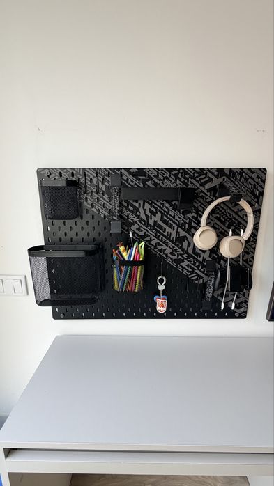 Painel Organizador de Parede (Pegboard)56x76cm (2 unidades)