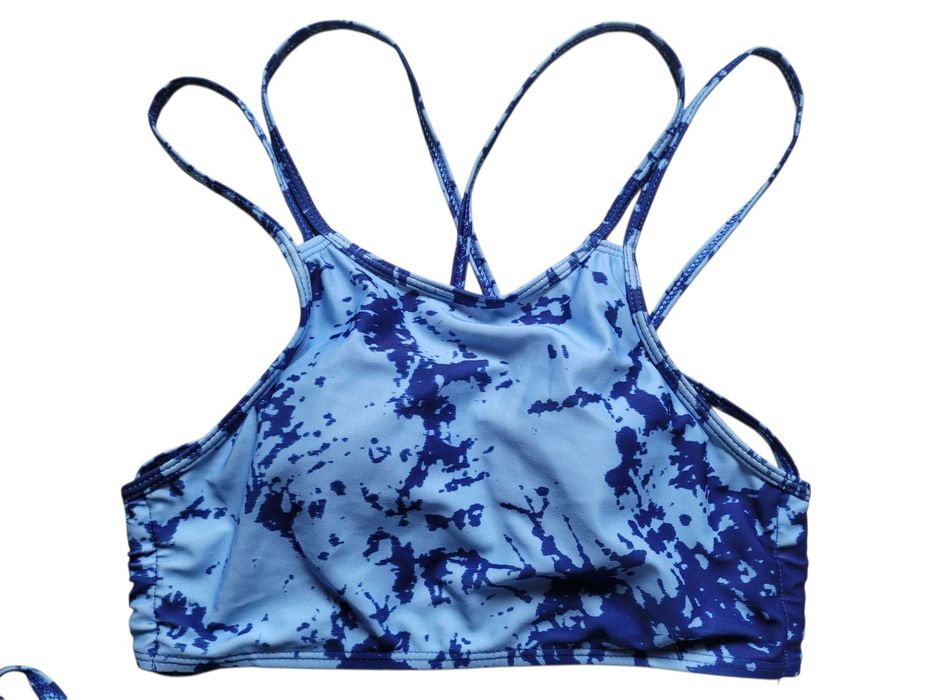 Niebieski strój kostium kąpielowy bikini 38,M/40,L komplet
