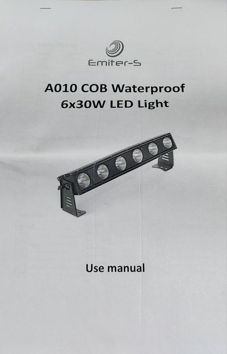 Emiter-S A010 COB Waterproof 6x30W LED Light.
