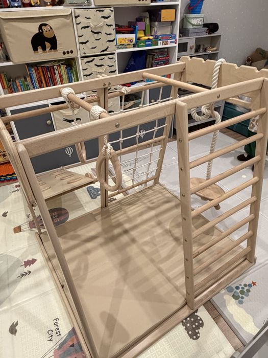 Спортивно-ігровий комплекс від Woodandhearts від 1.5 до 6 років.