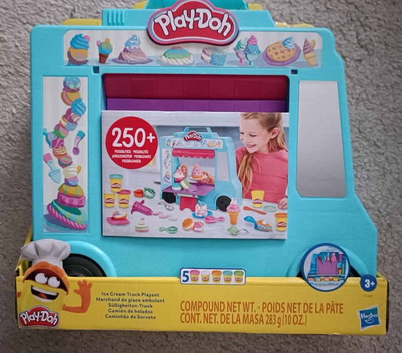 LODZIARNIA Play-Doh Ciężarówka WÓZEK z Lodami PLAYDOH Furgonetka NOWE