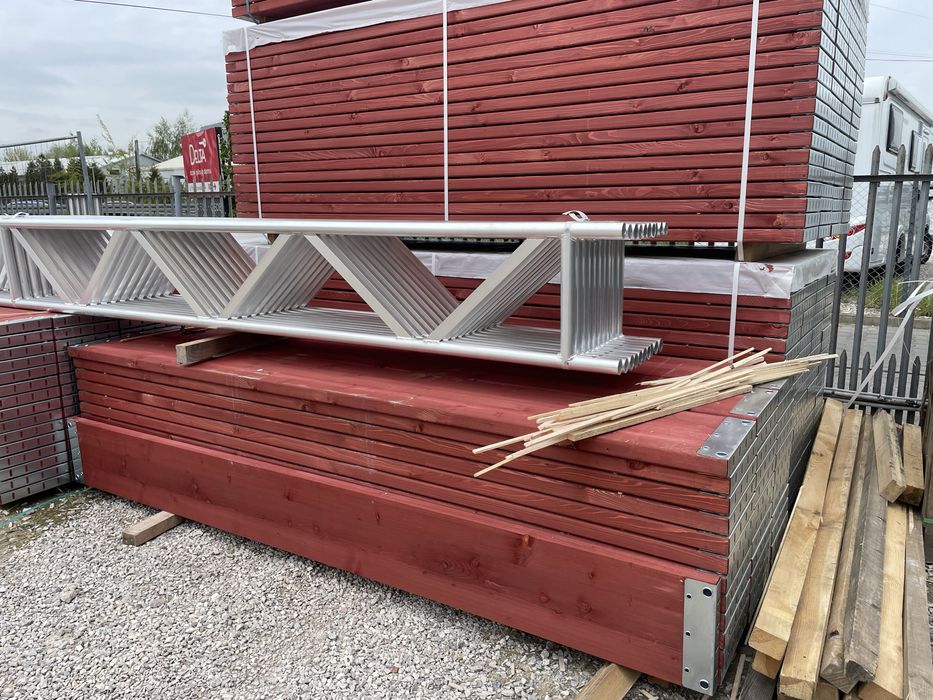 Rusztowania elewacyjne System Plettac 120 m2, Bauman, Modułowe.