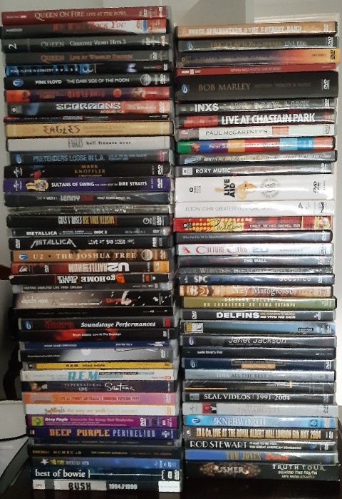 DVD - Bob Marley, Eagles, Enigma, Pink Floyd, REM, Santana, Usher, etc