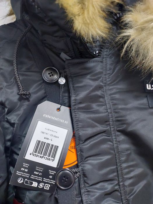 Парка аляска Alpha industrues N3b airborn limited edition