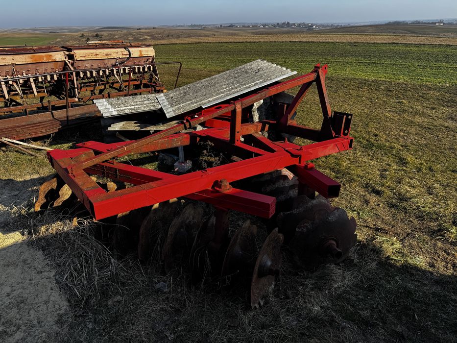 Дискова саморобна борона, 2м.