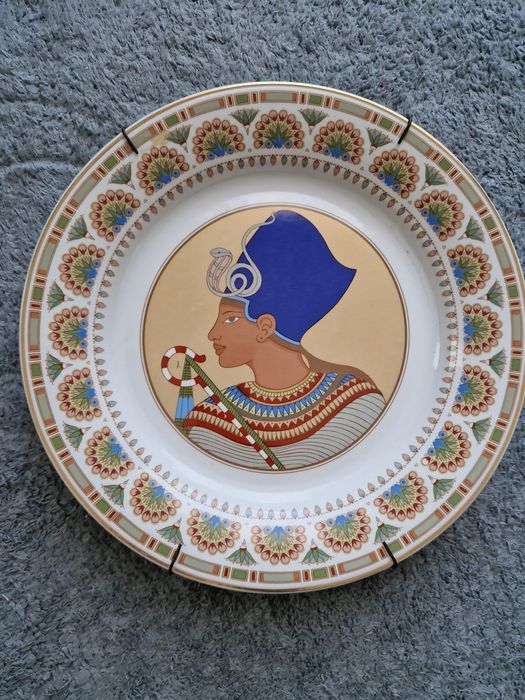 Prato Decoração Egípcio