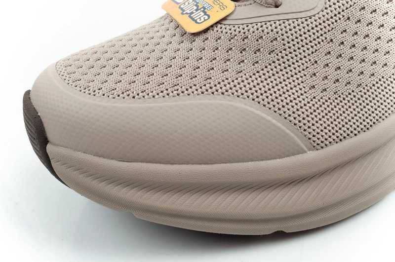 Skechers buty sportowe sneakersy męskie Bobs Skillz beżowe SLIP-INS