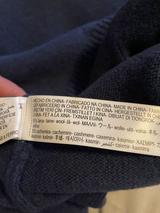 Saia Massimo Dutti Lã e Caxemira