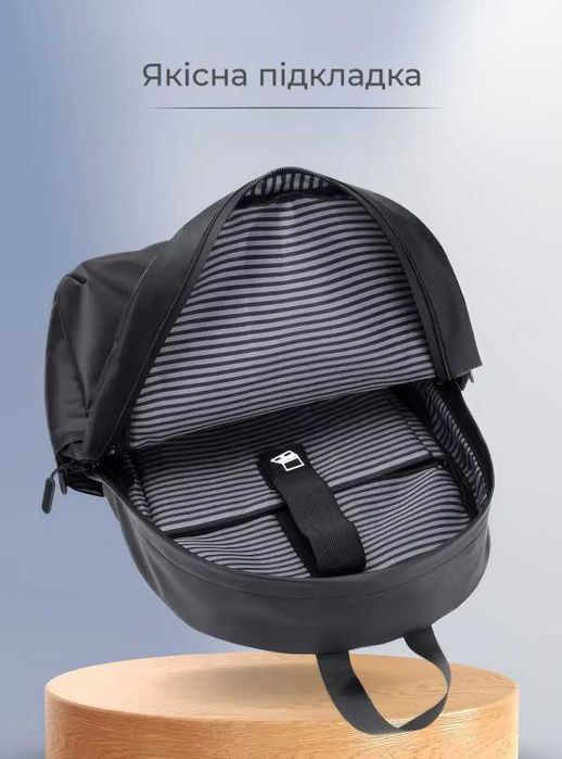 АКЦІЯ! Чоловічий рюкзак жіночий чорний рюкзак для ноутбука студенту