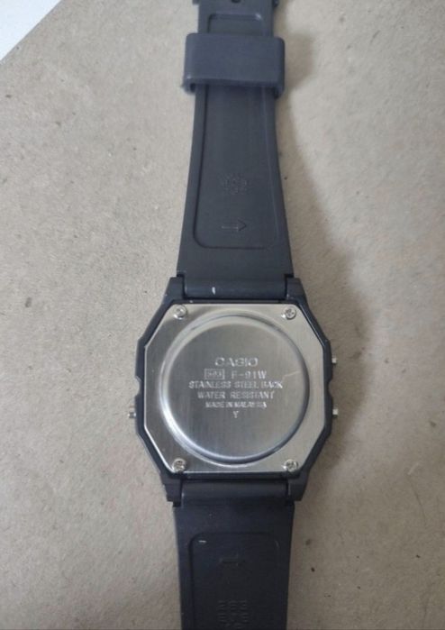 Relógio Casio F91W Preto - Novo e embalado