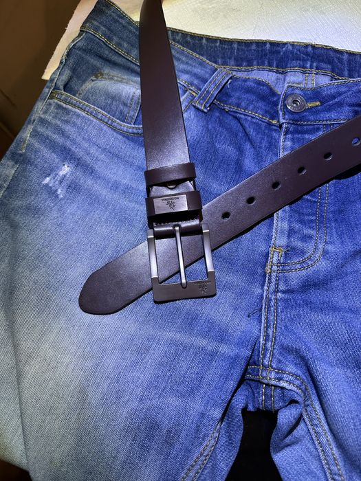 Pasek męski skórzany -NOWY-