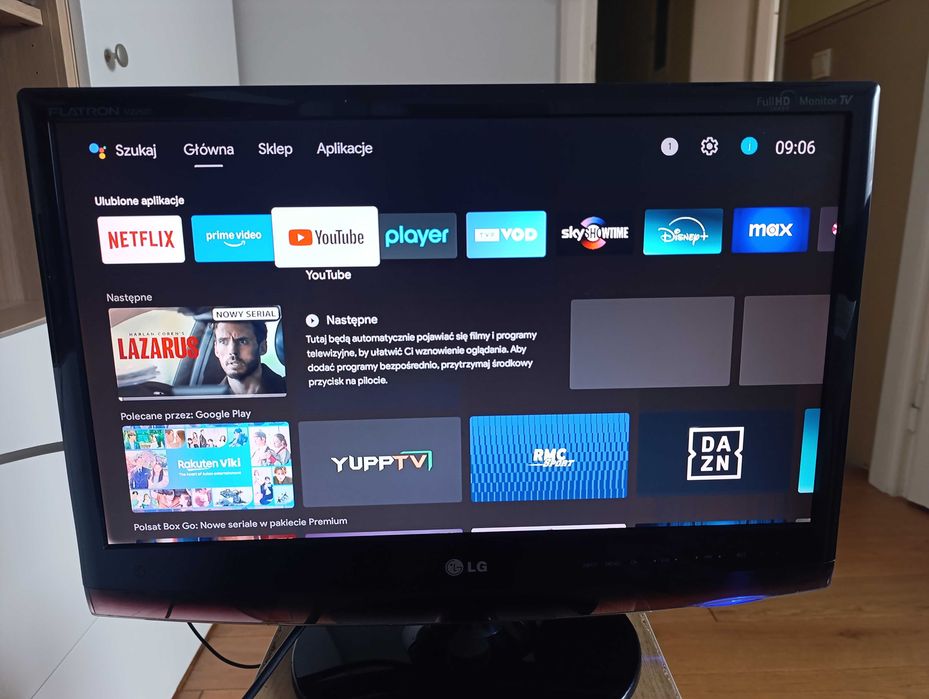 Telewizor/monitor LG M2362D +Mi Tv Stick Android.