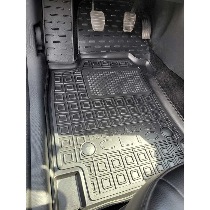 коврики Renault Clio 2/ Clio 3 /Clio 4 /Captur 2021+ резиновые в салон