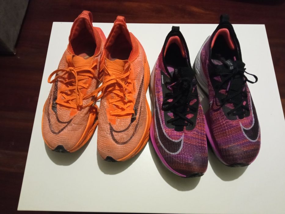 2 Pares Sapatilhas Alphafly tamanho 42