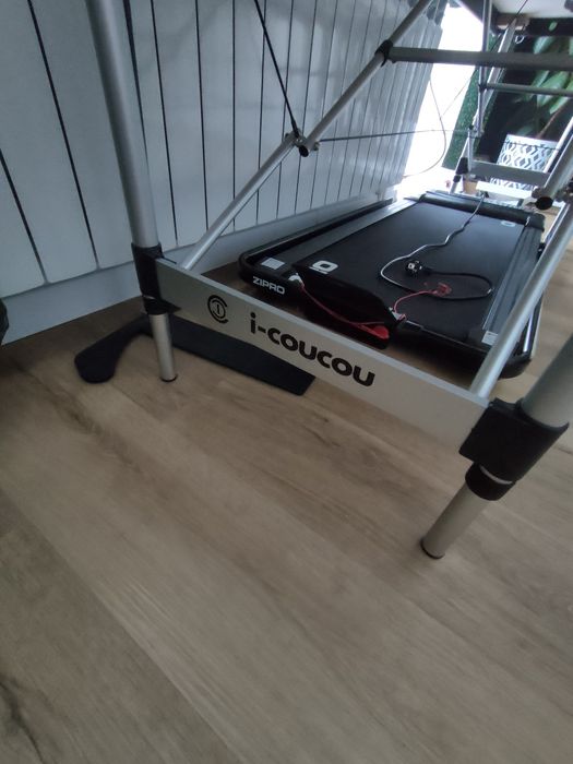 Łóżko do masażu kosmetyczne aluminiowe - czarne