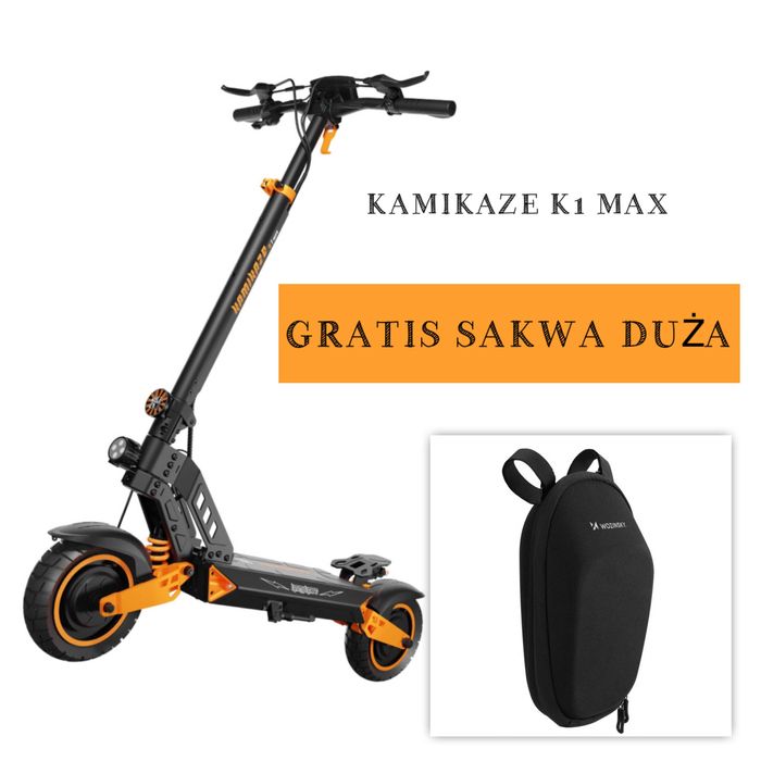 Kamikaze k1 max nowa hulajnoga elektryczna dwa silniki mocna szybka